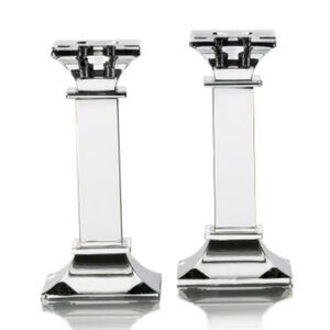 Mikasa 6” candle holders crystal